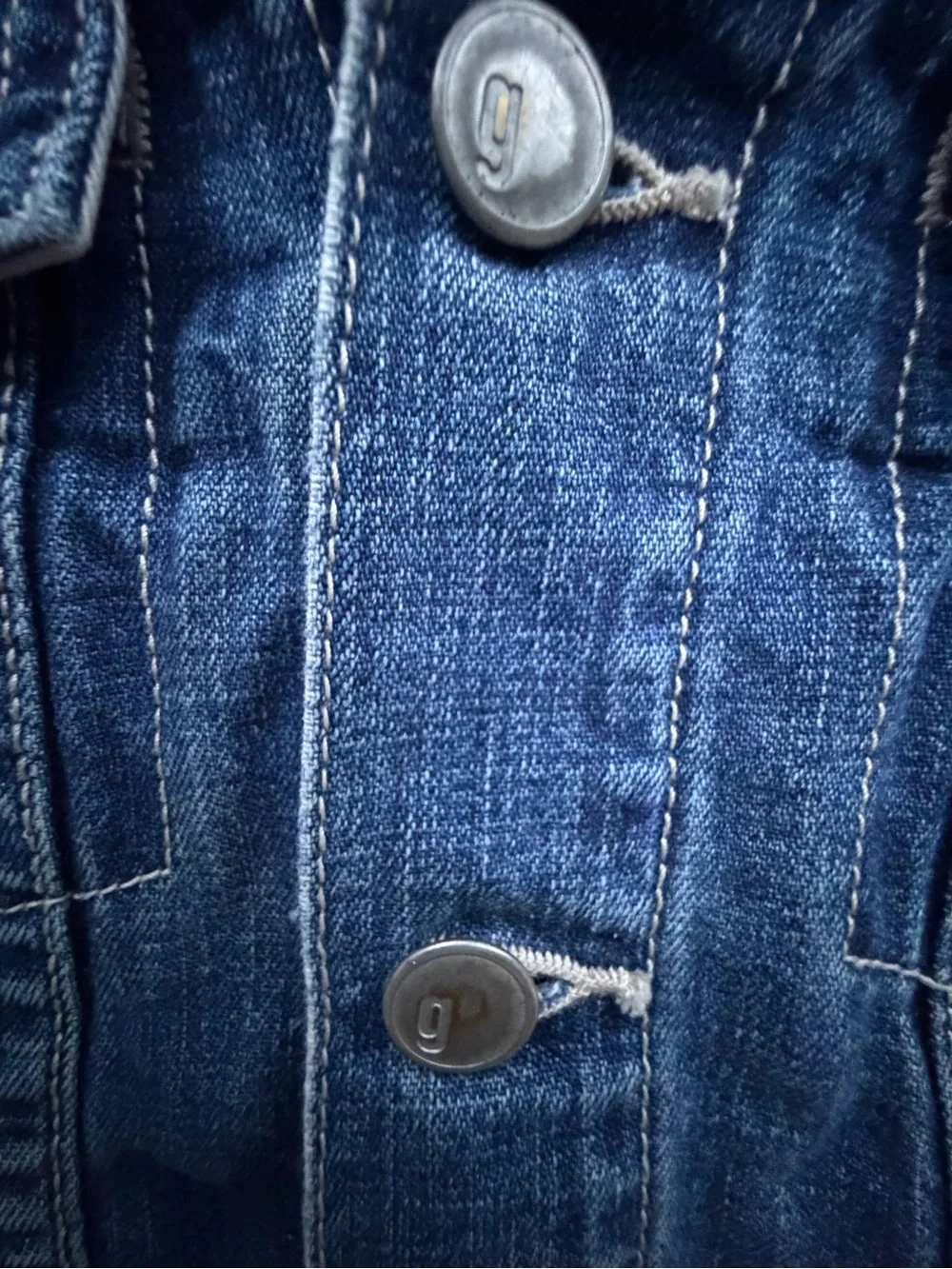 Vintage 2000 Gymboree Girls Denim Jean Jacket Size 4 Y2K